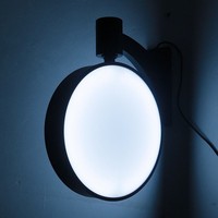 360 boîte à lumière d'affichage rotative pour centre commercial personnalisé Double face renouvelable LED enseigne lumineuse publicitaire pour la Promotion du magasin