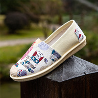 Espadrilles en Jute de Haute Qualité et Légères, Sandales Décontractées à Talon Compensé pour Femmes à la Mode