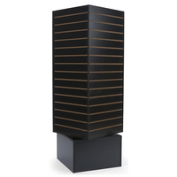 Support de présentation rotatif en bois de qualité supérieure, fabriqué en usine OEM, avec niveleurs, modèle KING S-SCD-006, pour les magasins de détail