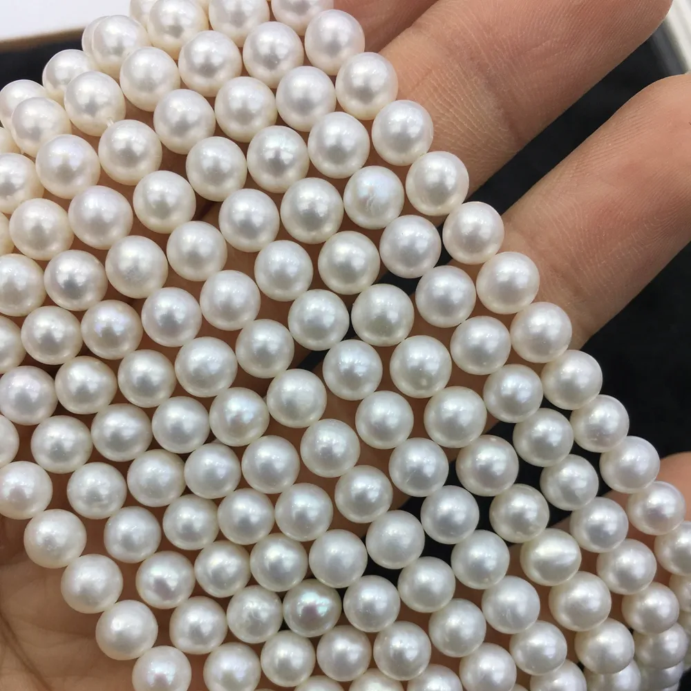 Perle di perle d'acqua dolce naturali di qualità 4A all'ingrosso 7-8 8-9MM perle d'acqua dolce sciolte