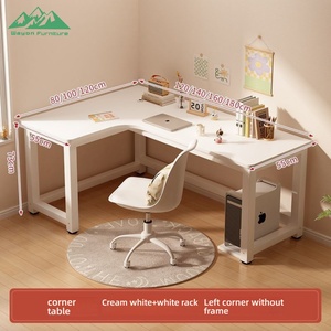 <span class=keywords><strong>Escritorio</strong></span> para Computadora en Forma de L Wayon con Textura de Fibra de Carbono y Estante para Pantalla, Configuración Completa para Gamers y Oficina en Casa - Product Image 2