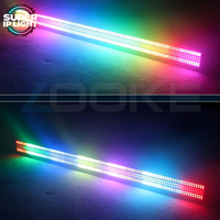Barre LED longue 672x0.3W RGBW + 112x3W avec stroboscope, projecteur à pixels segmentés 450W, Flash DMX RDM