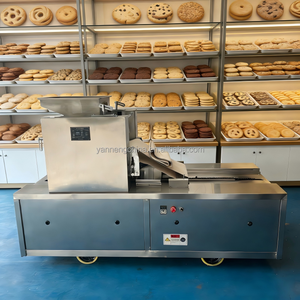 YN <b>Biscuit</b> Cookies Moulding <b>Machine</b> Mini Taosu Almond Peach Cracker Maker Barkey Rotary Roller Press Forming Making Line - Product Image 1
