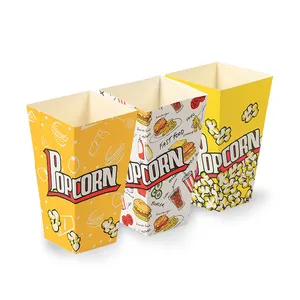 Kustom 5Ft Kecil Buz Lipat Merah Raksasa dengan Atas MickeyDisposab Grosir Kotak Kertas Ayam Popcorn Ember Cangkir Bak