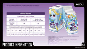 SEA:KAYOU MLP Moon Edition Booster Box 10 ซอง/กล่อง, 5 การ์ด/ซอง ภาษาอังกฤษ  ซีลโรงงาน ขายส่ง - Product Image 2