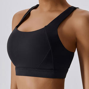 OEM ODM Manufacture Gym Active Wear Women Gym <strong>Bra</strong> Custom Logo <strong>Sports</strong> <strong>Bras</strong> For Big Breast Womens Compression <strong>Sports</strong> <strong>Bra</strong> Crew Neck - Product Image 5