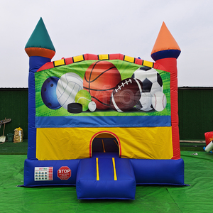 Castillo Inflable Deportivo con Diseño Vibrante y Resistente para Alquiler Comercial y Fiestas Infantiles - Product Image 1