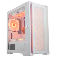 SNOWMAN Vente Chaude Gamer Mid Tower Micro ATX Mini ITX PC Case Gaming Desktop Computer Case Boîtier PC en verre trempé