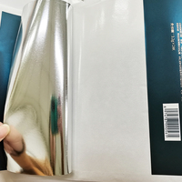 Étiquette adhésive PET argentée brillante personnalisée en impression couleur autocollant argenté étanche en vinyle pour cosmétique