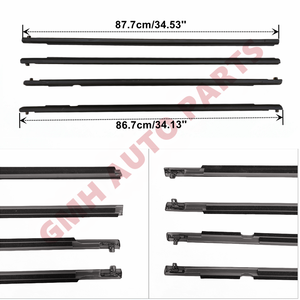 Burlete Moldura de Ventanilla de Coche Sello Exterior para <span class=keywords><strong>Mazda</strong></span> <span class=keywords><strong>3</strong></span> Sedán 2004-2009 Tira de Goma para Ventana Exterior de Puerta Negro - Product Image 3