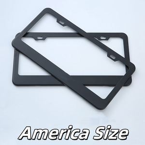Marcos de Matrícula Personalizados con Logotipo, Cubierta de Acero Inoxidable, Marcos para Matrículas de Tamaño Americano - Product Image 2