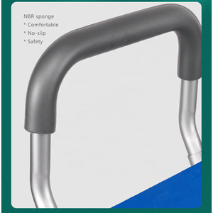 כיסא אמבט לקשישים וגב ספסל אמבטיה כחול לבן - Product Image 6