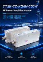 Modul Penguat Daya RF GaN 100~1020MHz 100W 50dBm dengan Generator Sinyal Efisiensi Tinggi Terintegrasi N-Female untuk Sistem Anti Drone