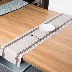 Dệt Vinyl <span class=keywords><strong>PVC</strong></span> hình chữ nhật bảng <span class=keywords><strong>Runner</strong></span> để sử dụng nhà cho khách sạn và nhà hàng - Product Image 4