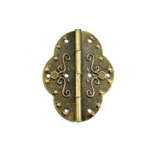 Bisagra ovalada antigua Jw de 69x53 mm, de hierro, para montaje en superficie, diseño tradicional, para caja de madera, accesorio de ferretería para embalaje. - Product Image 5