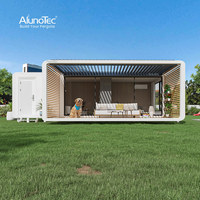 Toit à persiennes entièrement automatique Pergola étanche en aluminium MDF rétractable Flips moderne extérieur quatre saisons configuration