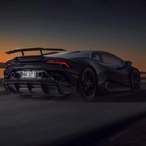 Kit carrosserie en fibre de carbone pour Lamborghini Huracan EVO : Diffuseur avant, spoiler et jupes latérales de style NT améliorés pour Huracan EVO - Product Image 4