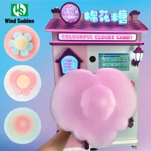 Fabricante de Guangzhou Nova Atualização Máquina de Fabricação de algodão doce Máquina de venda automática de algodão doce