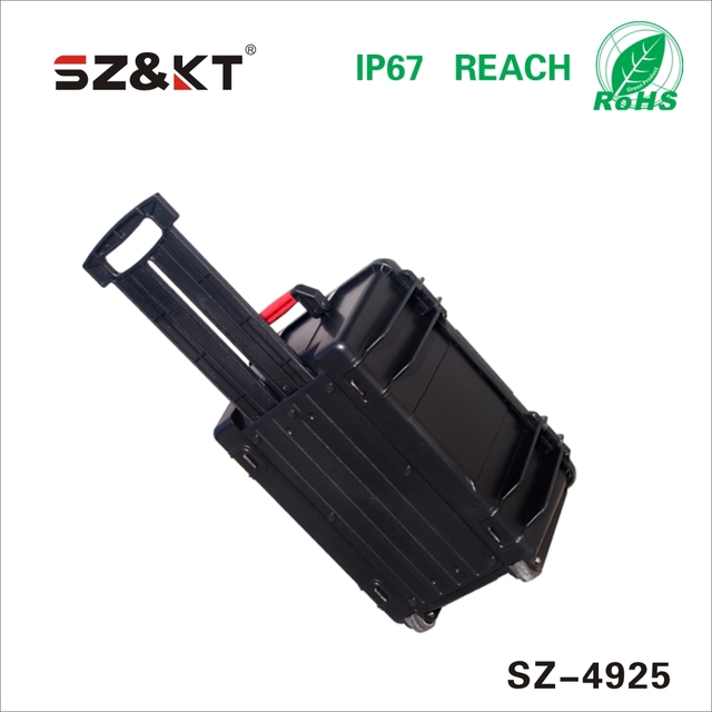 Newest Design Hard ABS Heavy-Duty Plastic Trolley Case IP67 Waterproof Shockproof Dustproof Equipment Protective Portable Carry
