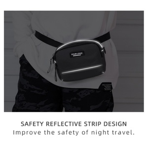Bolsos de Mensajero para Hombre, Diseño Moderno, Impermeables, de Poliéster, Bandolera, Riñonera con Logotipo Personalizado - Product Image 5