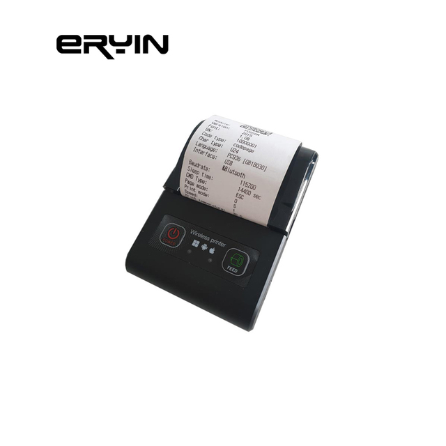 58mm Wireless Thermal Receipt Printer with Battery Power Reliable Portable Blue Tooth Thermal Printer