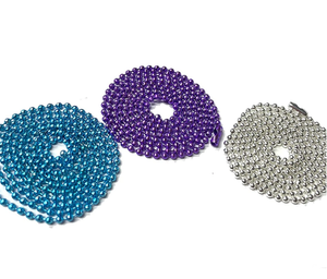 Customized Color Plated Steel Keychain Bead <strong>Ball</strong> <strong>Chain</strong> - Product Image 2