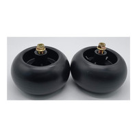 Roues de pont de moto + boulons d'épaule, avec écrous de verrouillage pour 133957 174873 532133957 532174873 734 artisan sman popan Husqvarn-a MTD 03058 — 753-04856