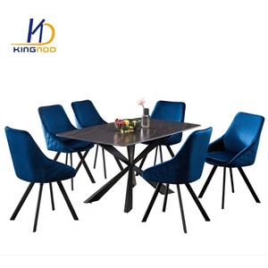 Alibaba Factory Price Modern Design Dining <strong>Tables</strong> With Metal - Product Image 1