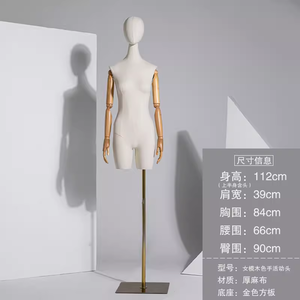 Marco de modelo de alta calidad en la ventana maniquí Homme Torso tela maniquí busto - Product Image 3