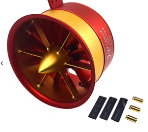 Ventilateur à canal intégral en métal <span class=keywords><strong>EDF</strong></span> 90 mm, 12 pales, CW ou CCW, avec moteur 6S 4250 KV1750, ensemble pour drone, avion télécommandé, UAV - Product Image 4