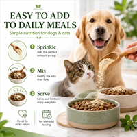 Poudre de vitalité quotidienne pour animaux de compagnie, pour toutes les étapes de vie, soutien du système immunitaire, santé cardiaque et visuelle, supplément de taurine pour chiens et chats
