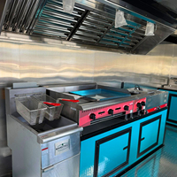 Remolque de Comida Totalmente Equipado de Acero Inoxidable, Carro Móvil Personalizado para Café, Panini, Hamburguesas, Filetes y Hot Dogs