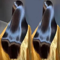Perruques lisses de 30 pouces en cheveux humains, sans colle, avec dentelle HD complète, cheveux bruts alignés sur la cuticule, perruques frontales en dentelle vierges non traitées