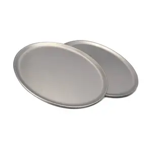 Hot Sale 16'' Pizza Serving Tray Aluminum Alloy coupe style Pizza Tray For Homemade Baking Pizza