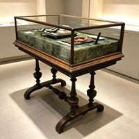 Vitrine à bijoux GOWIN avec serrure, éclairage LED, dimensions personnalisables, durable et écologique, étanche