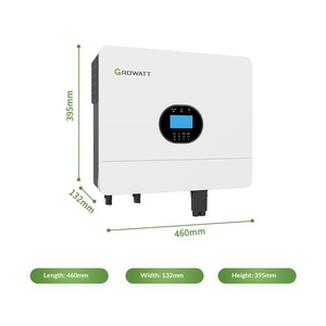 Growatt SPF 6000ES Plus 6kW 48V Sistema Solar Híbrido Fuera de Red con Doble MPPT, 6 Unidades en Paralelo, 12000VA de Pico para Sistemas Residenciales - Product Image 2