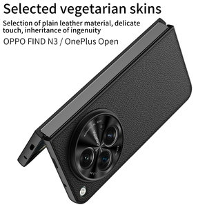 Funda <span class=keywords><strong>de</strong></span> Cuero para Oneplus OPEN Modelo Find N3, Funda para Teléfono Samsung Z Fold 5 5G con Patrón <span class=keywords><strong>de</strong></span> Lichee, Modelo 1+ Hecho <span class=keywords><strong>de</strong></span> PC - Product Image 6