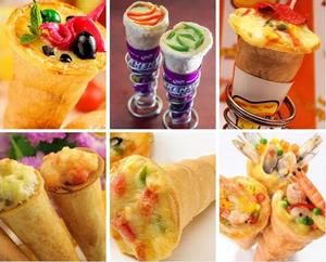 自動コーン型パンとデザートピザマシン - Product Image 2