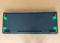 Pickup-Truck Aluminium-Legierung Manuell Dreifach Faltbare und Gleitschienen-Typ Wasserdichte Pickup-Abdeckung mit Gleitbahn
