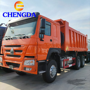 Bon marché Sinotruck 12.00R22.5 6X4 10 roues poids de chargement 30 tonnes bonne boîte de chargement 2 HC16 essieu cabine d'<span class=keywords><strong>occasion</strong></span> <span class=keywords><strong>camion</strong></span> à benne basculante HOWO - Product Image 1
