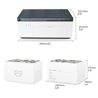 Imprimante photo portable rapide 59s, imprimante sans fil à sublimation thermique de 7 pouces avec fonction anti-traces de doigts, pour la maison, le bureau et les entreprises
