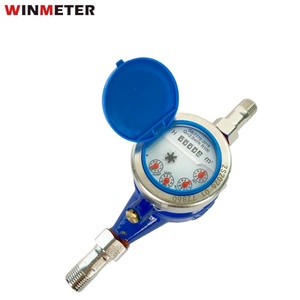 Factory Price DN15 Multi-Jet Dry Dial R160 Cast Iron IP68 External Adjustment Heavy Duty CE Marked Class B Custom Water <strong>Meter</strong> - Product Image 1