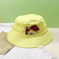 Sombrero de cubo personalizado al por mayor algodón pesca caza verano viaje cubo gorra sombrero para niños y adultos
