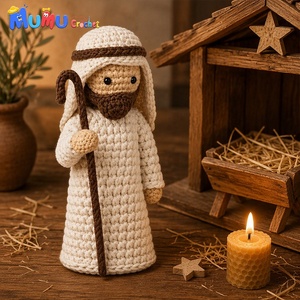 Bambola Musulmana Fatta a Mano all'Uncinetto con Hijab, Amigurumi, Regalo per Bambini, Corano, Islamico, Eid <span class=keywords><strong>Mubarak</strong></span>, Regalo per le Festività - Product Image 5