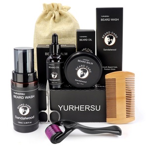 Yurhersu râu chăm sóc Kit grooming chăm sóc tự nhiên hữu cơ râu dầu dưỡng làm mới làm mềm Mens chải chuốt chăm sóc râu tăng trưởng Bộ quà tặng - Product Image 1