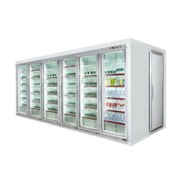 Réfrigérateur commercial à haute efficacité énergétique et chambre froide pour supermarché, équipement de réfrigération et de congélation