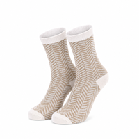 Chaussettes en laine mérinos rayées, chaussettes en coton tricotées de créateur, douces et confortables, chaussettes décontractées quotidiennes à logo personnalisé, chaussettes courtes et mi-mollet