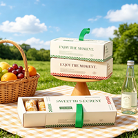 Boîtes à biscuits de luxe de qualité alimentaire avec impression de logo personnalisé, boîtes à macarons, boîtes à chocolats, boîtes à beignets avec tiroir