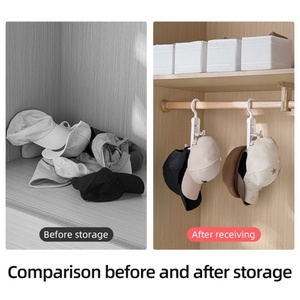 Porte-chapeaux multifonctionnel et portable pour armoire, crochet de barre transversale pour penderie, design simple et tendance - Product Image 6