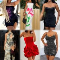 Vestidos Casuales al Por Mayor 2026, Vestidos de Moda Usados con Descuento, Ropa Elegante para Mujer, Liquidación de Inventario, Envío Aleatorio